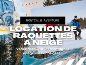 Location de raquettes à neiges !