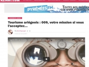 Azinat.com du 12-05-17 : Tourisme ariégeois : 009, votre mission si vous l’acceptez…