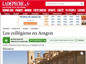 La Dépêche du 12-06-2015 : Les Collégiens en Aragon